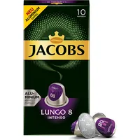 Jacobs Coffee capsules for Lungo Intenso, Nespresso machine, 10 caps
