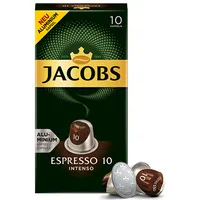 Jacobs Coffee capsules Nespresso Espresso Intenso, for machine, 10 52G
