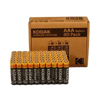 Kodak Xtralife alkaline Aaa battery 60 pack
