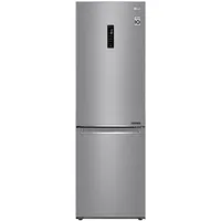 Lg Refrigerator Gbb71Pzdmn Energy efficiency class E Free standing Combi Height 186 cm No Frost system Fridge net capacity 234 L Freezer 107 Display 36 dB Silver