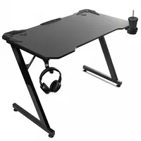Maclean Gaming desk 150Kg max Black Rs345
