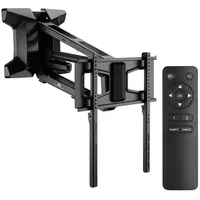 Maclean Mc-891 Electric Tv Wall Mount Bracket with Remote Control Height Adjustment 37 - 70 max. Vesa 600X400 up to 35Kg Above Fireplace Sturdy
