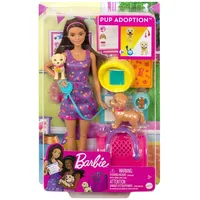 Mattel Doll Barbie and puppies
