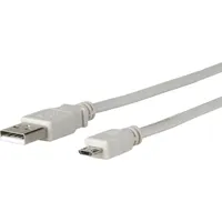 Microconnect Usb A to Micro B, Version  2.0, Grey, 1,8M Grey