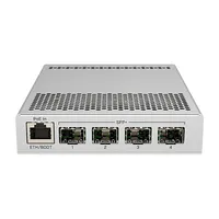 Mikrotik Crs305-1G-4SIn 5-Port Desktop Switch, 1 Gigabit Ethernet Port, 4 Sfp 10Gbps Ports