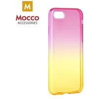 Mocco Gradient Back Case Silicone With gradient Color For Xiaomi Redmi 4X Pink - Yellow