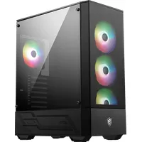 Msi Mag Forge 112R Midi Tower Gaming Case, Real Glass Side Window, Argb

