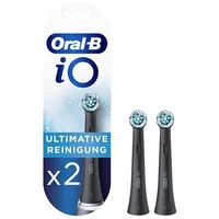 Oral-B iO Clean Ultimative Reinigung x2 Aufsteckbürsten Schwarz Ob983