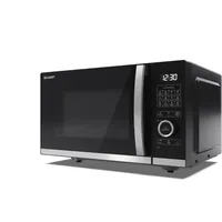 Sharp Yc-Qg234Ae-B Mikrowelle  And Grill 23L schwarz/silber