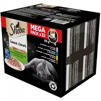 Sheba duck/chicken/salmon/tuna sauce tray - wet cat food 32X85 g
