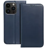Smart Magneto book case for Iphone 15 Plus navy