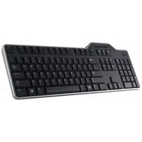 Us/European Qwerty Dell Kb-813 Smartcard Reader Usb Keyboard Black