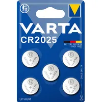 Varta Cr2025 battery, 3 V, 5 pcs, lithium 6025101415
