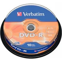 Verbatim Blank Dvd-R Azo 4.7Gb 16X Extra protection / 10 Pack Spindle