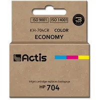 Actis Kh-704Cr color ink cartridge for Hp printer 704 Cn693Ae replacement
