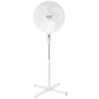 Adler Ad 7305 Stand Fan Number of speeds 3 45 W Oscillation Diameter 40 cm White