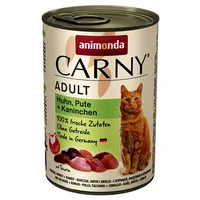 animonda Carny Adult taste chicken, turkey, rabbit - wet cat food 400G
