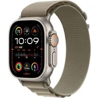 Apple Watch Ultra 2 Gps  Cellular, 49Mm Titanium Case with Olive Alpine Loop - S
