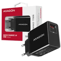 Axagon Acu-Qc19 wall charger 1X Qc3.0/Afc/Fcp/Smart, 19W, black