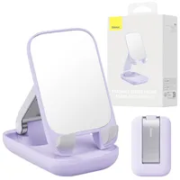 Baseus Folding phone stand  with mirror Purple
