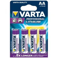 Batterie Varta Lithium Mignon Aa Fr06 1.5V Blister 4-Pack 06106 301 404