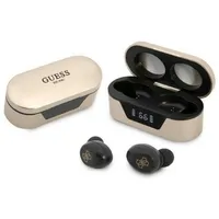 Bluetooth Earphones Stereo Tws Guess Digital Bt5 Classic with docking station / gold Gutwst31Ed