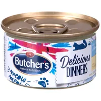 Butchers Classic Delicious Dinners with tuna and sea fish - 85G can
