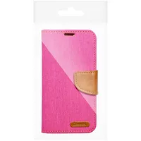 Canvas Book case for Samsung S23 pink