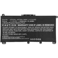 Coreparts Laptop Battery for Hp 38.76Wh  Li-Pol 11.4V 3400Mah 39Wh