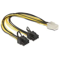 Delock Pci Express power cable 6 pin  female gt/ 2 x 8 male