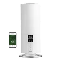 Duux Humidifier Gen 2 Beam Mini Smart Air humidifier 20 W Water tank capacity 3 L Suitable for rooms up to 30 m² Ultrasonic Humidification 300 ml/hr White