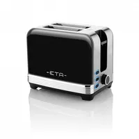 Eta Retro style toaster 916690020 Thick, black
