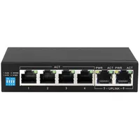 Extralink Ex.14305 network switch Unmanaged L2 Gigabit Ethernet 10/100/1000 Power over Poe Black
