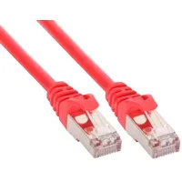 Fujtech Inline Cat5E F / Utp network cable, 2 m, red 72502R
