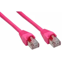 Fujtech Inline Cat5E Sf / Utp network cable, 1 m, pink 72511M
