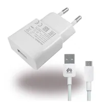 Huawei Charger/Adapter  Micro Usb Cable 1000Ma White Bulk - Hw-050100E01