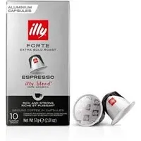 Illy Coffee capsules Forte, for Nespresso machines 10 caps 57G
