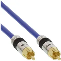 Intos Inline coaxial cable, male to male, round Rca S / Pdif, 3.0 m 89803P
