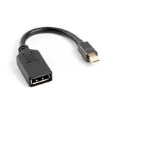 Lanberg Displayport MiniM 1.1-DisplayportF Adapter Cable 10Cm Black