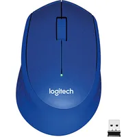 Logitech M330 Silent Plus Wireless Mouse, Blue