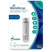 Mediarange Usb-Stick 64 Gb Usb 3.1 combo mit