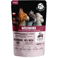 Petrepublic Pet Republic Sterile Beef finely chopped - wet cat food- 100 g
