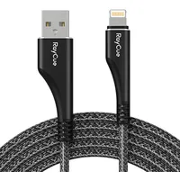 Raycue Usb-A to lightning cable Ca01 1.2M 2.4A Black
