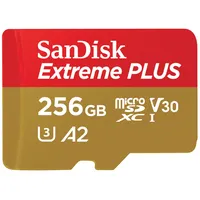 Sandisk Microsdxc Extreme Plus 256Gb 200Mb/S A2 C10 V30 Uhs-I
