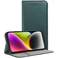 Smart Magneto book case for Xiaomi Redmi Note 13 Pro 4G dark green