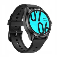 Ticwatch 1.43 Smart watch Nfc Gps Satellite Oled Touchscreen Heart rate monitor Activity monitoring 24/7 Waterproof Bluetooth Wi-Fi Black