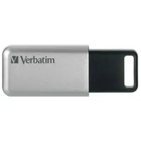 Verbatim Secure Pro Usb 3.0 Stick 64Gb Silber Aes Retail Blister 98666