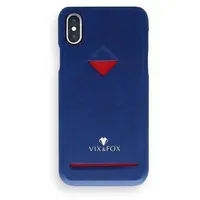 Vixfox Card Slot Back Shell for Iphone 7/8 plus navy blue