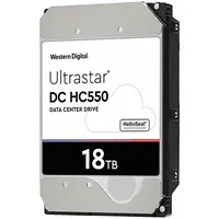 Western Digital Ultrastar Dc Hdd Server 3.5In 26.1Mm 18Tb 512Mb 7200Rpm Sata Ultra 512E Se Np3 Hc550 Sku 0F38459