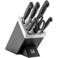 Zwilling Four Star self-sharpening knife set 35145-007-0 7-Piece black
